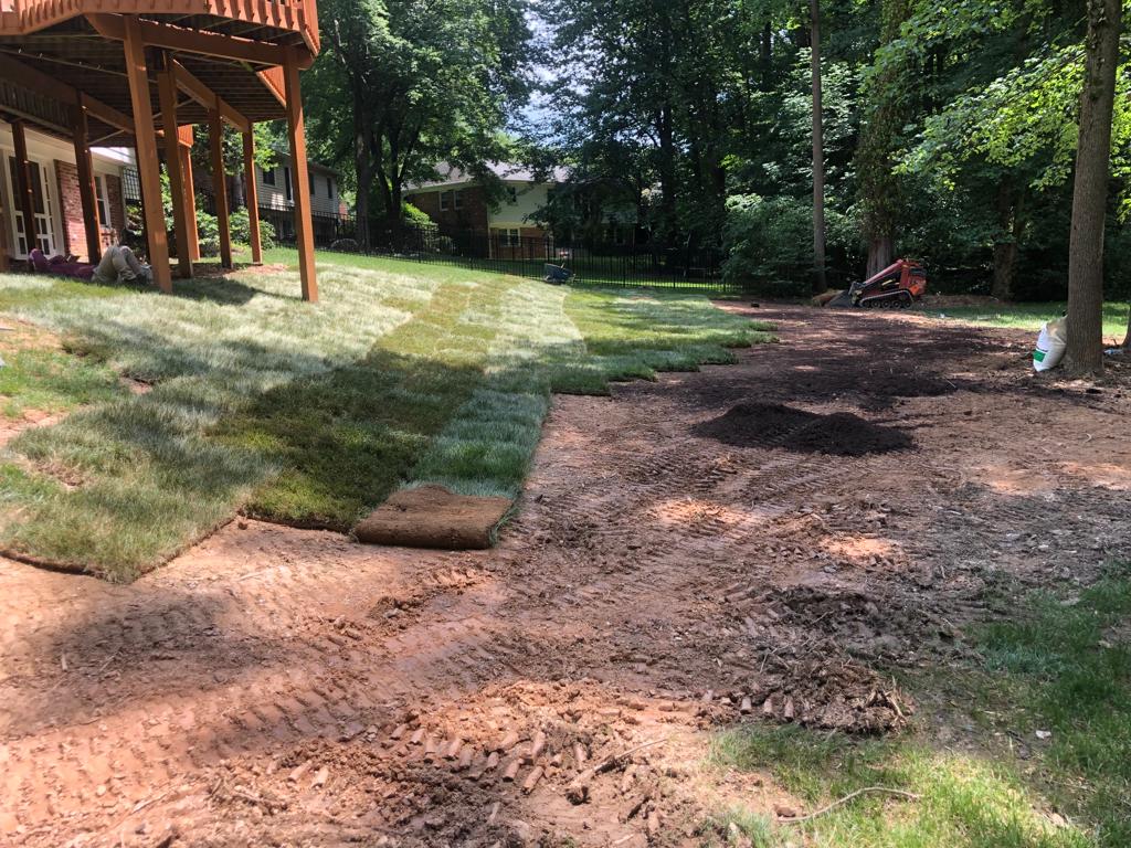 lawn installation Annandale VA J&A Landscaping tree fence services